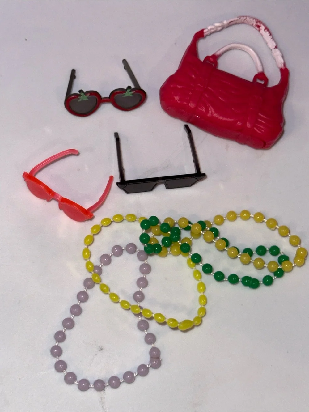 Barbie Mattel accessories sunglasses purse necklaces
